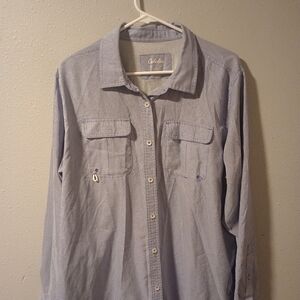 Cabela's Men's Blue Dress Shirt. Size 2X